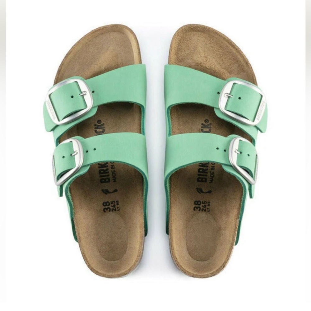 Birkenstock Women’s Arizona Big Buckle Jade Narrow Sandal